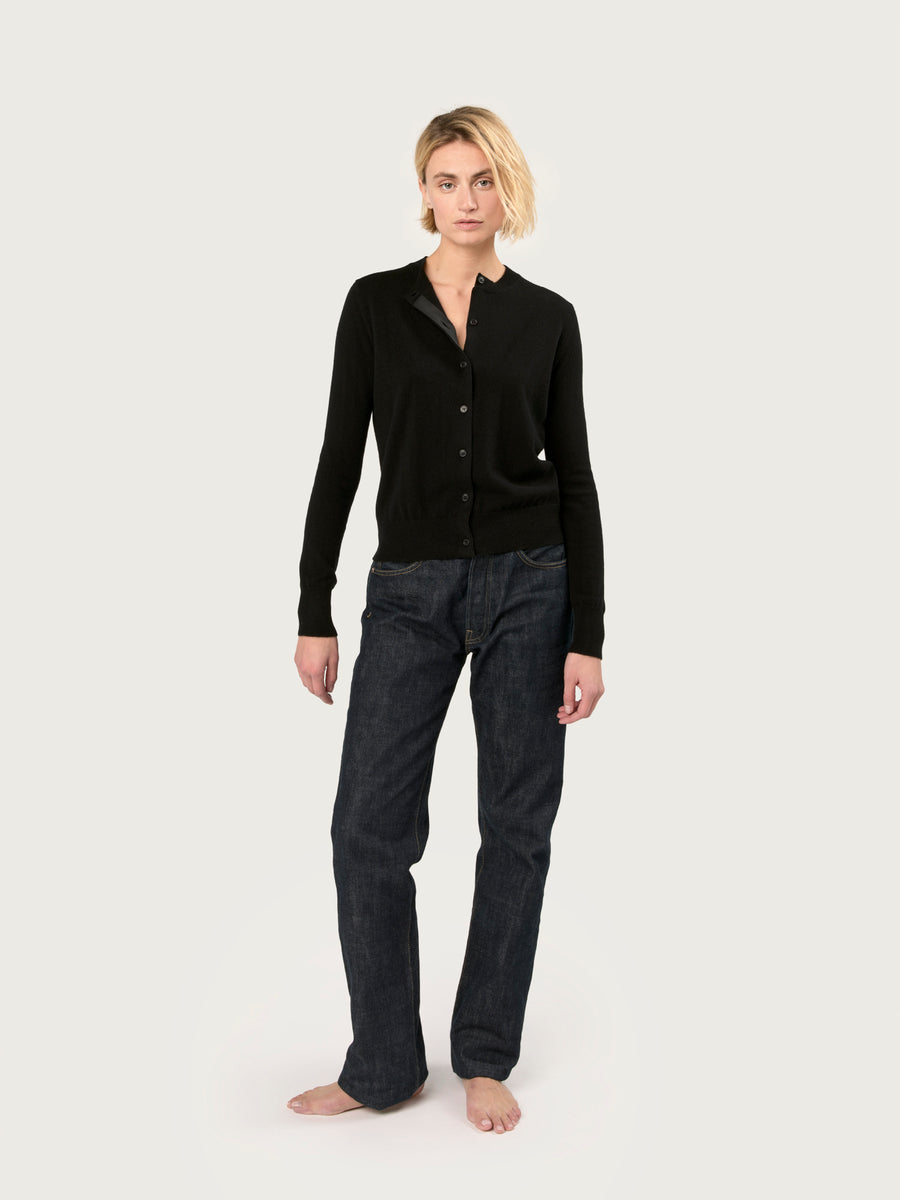 THE CROWN CARDIGAN | BLACK
