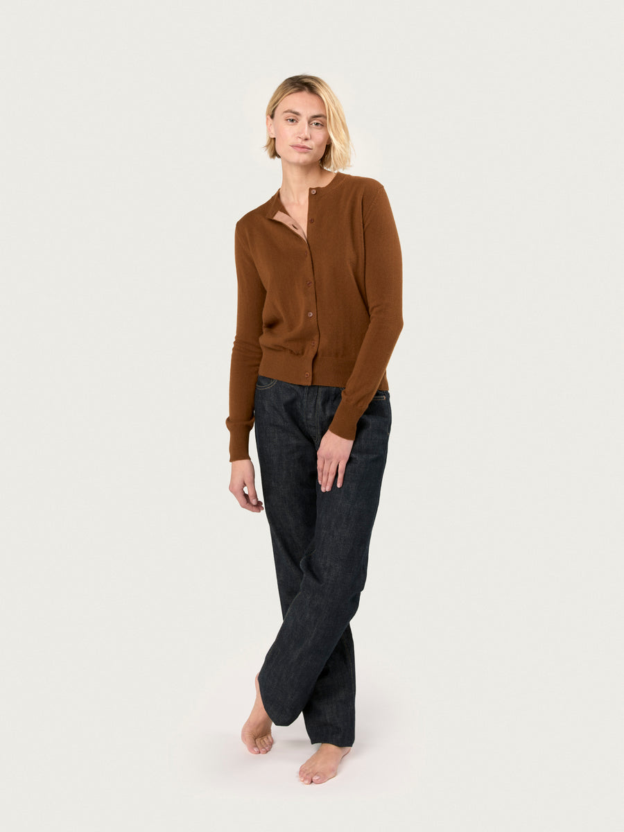 THE CROWN CARDIGAN | NUT BRITTLE