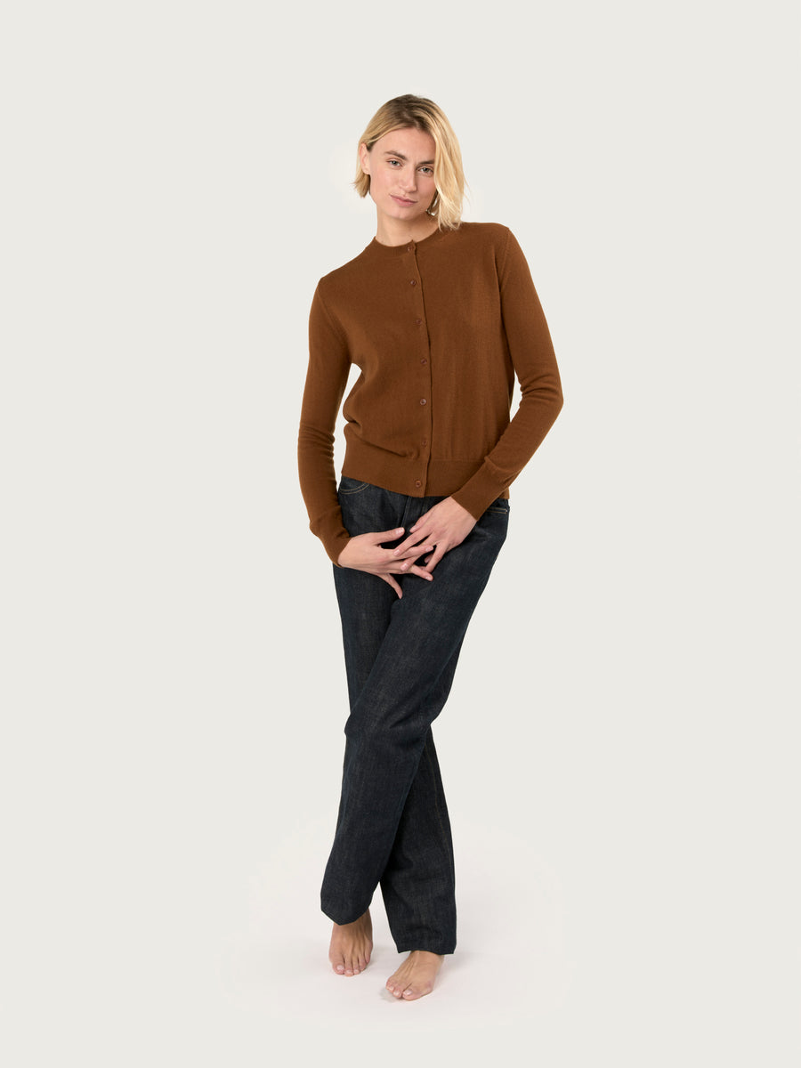 THE CROWN CARDIGAN | NUT BRITTLE