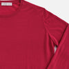 THE SUPER LIGHT CASHMERE KNIT TEE | Crimson