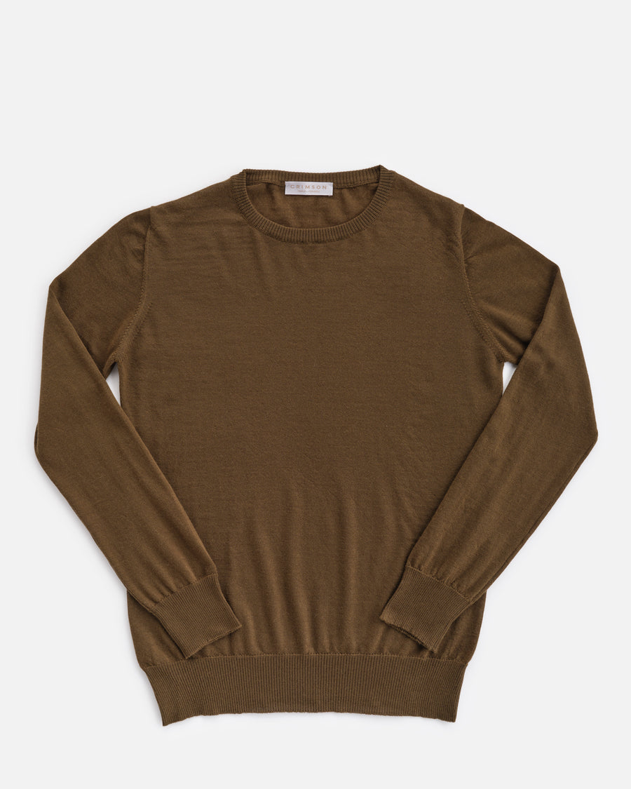 THE SUPER LIGHT CASHMERE KNIT TEE | Military