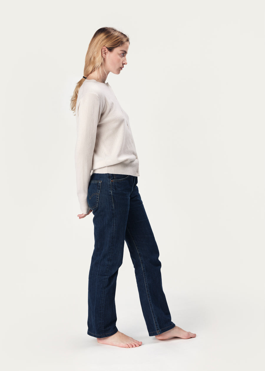 THE CROWN CARDIGAN | CHALK