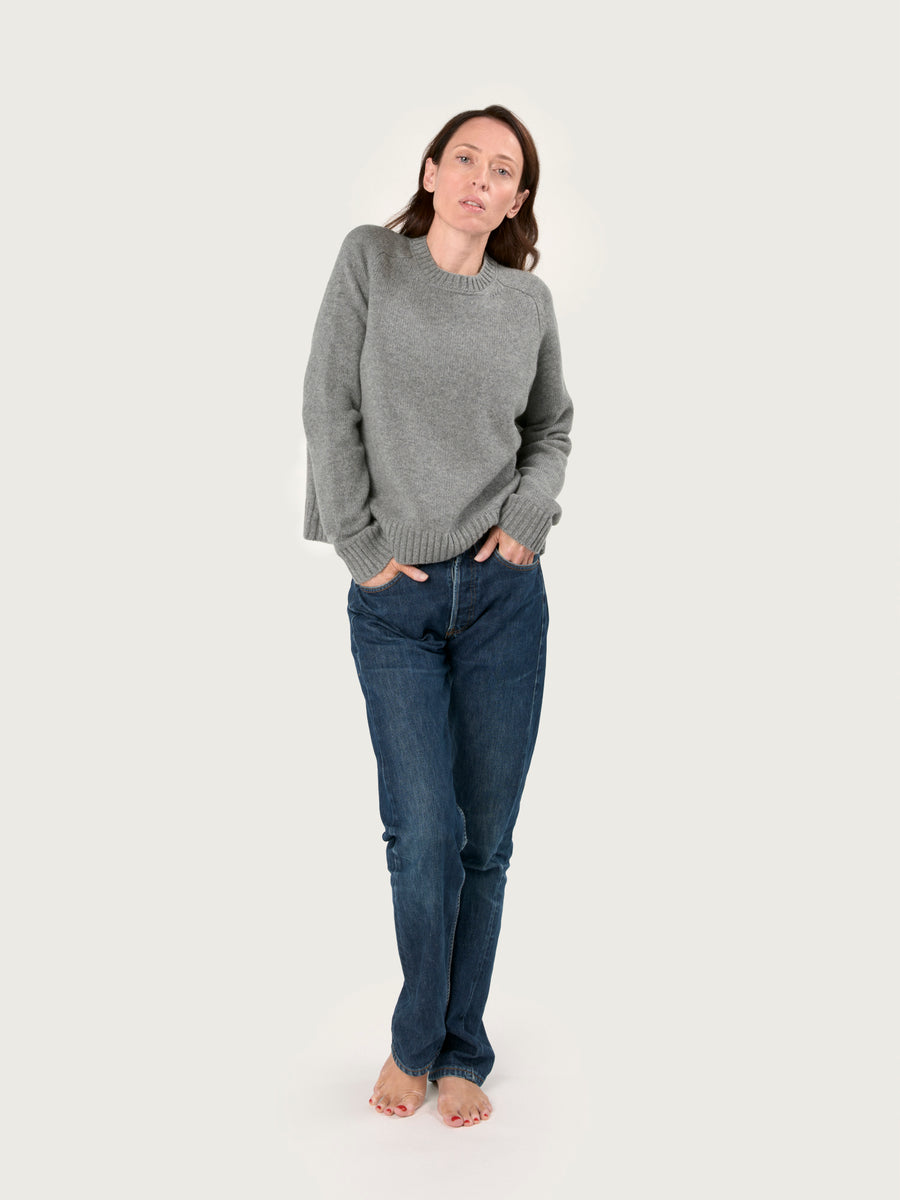 THE EDIT SWEATER | GREY FLANNEL
