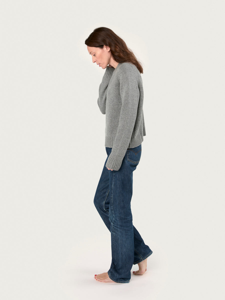 THE EDIT SWEATER | GREY FLANNEL