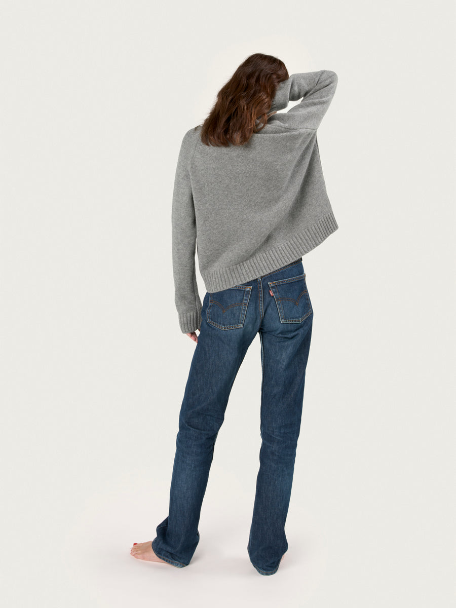 THE EDIT SWEATER | GREY FLANNEL