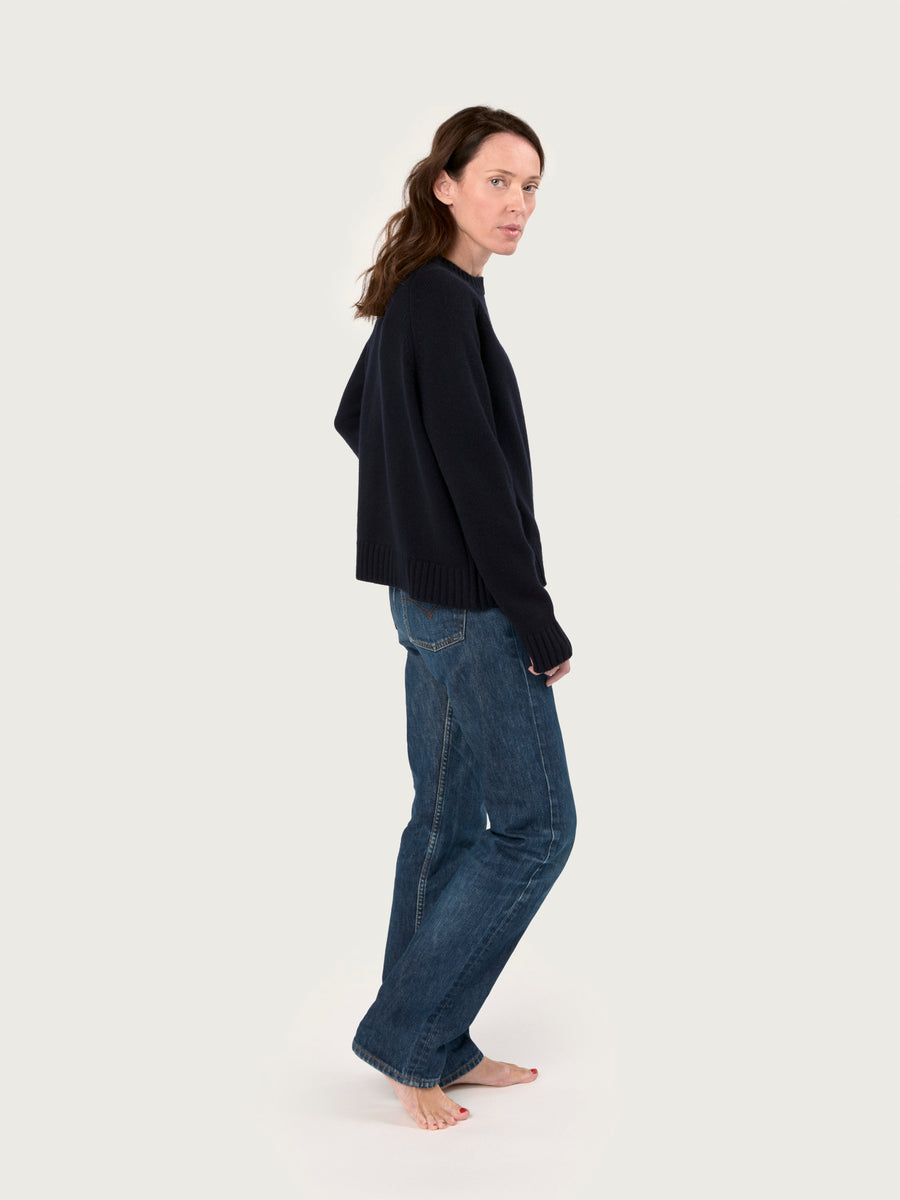 THE EDIT SWEATER | NAVY BLUE