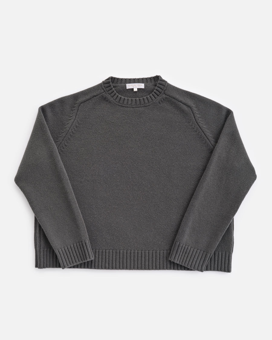 THE EDIT SWEATER | DRILL GREY