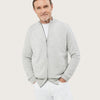 FULL ZIP CARDIGAN | EARL GREY