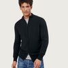 FULL ZIP CARDIGAN | BLACK