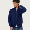 FULL ZIP CARDIGAN | BRITISH BLUE