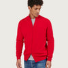 FULL ZIP CARDIGAN | CARDINAL