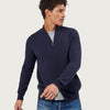 FULL ZIP CARDIGAN | NAVY