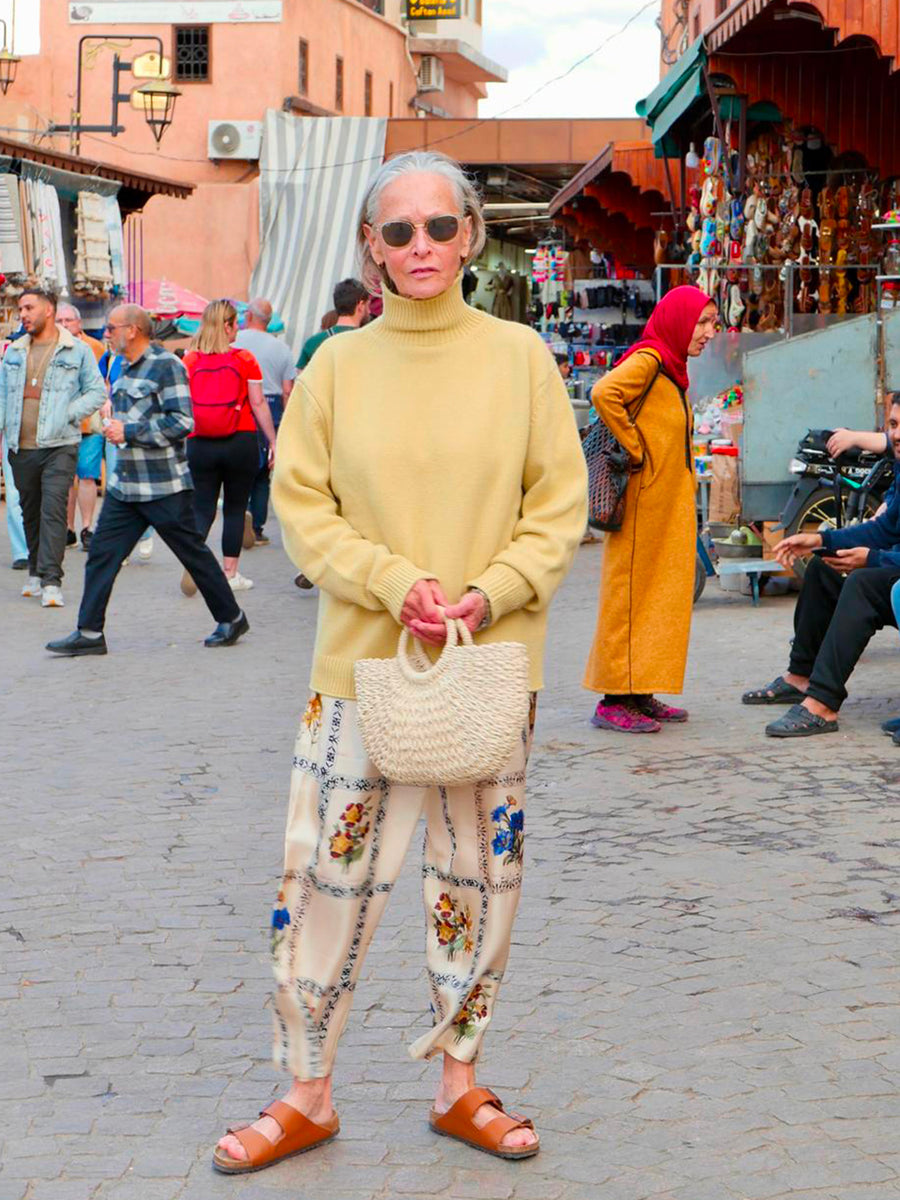 THE SILK PANT | Fleurs Botaniques