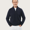 HALF ZIP SWEATER | NAVY