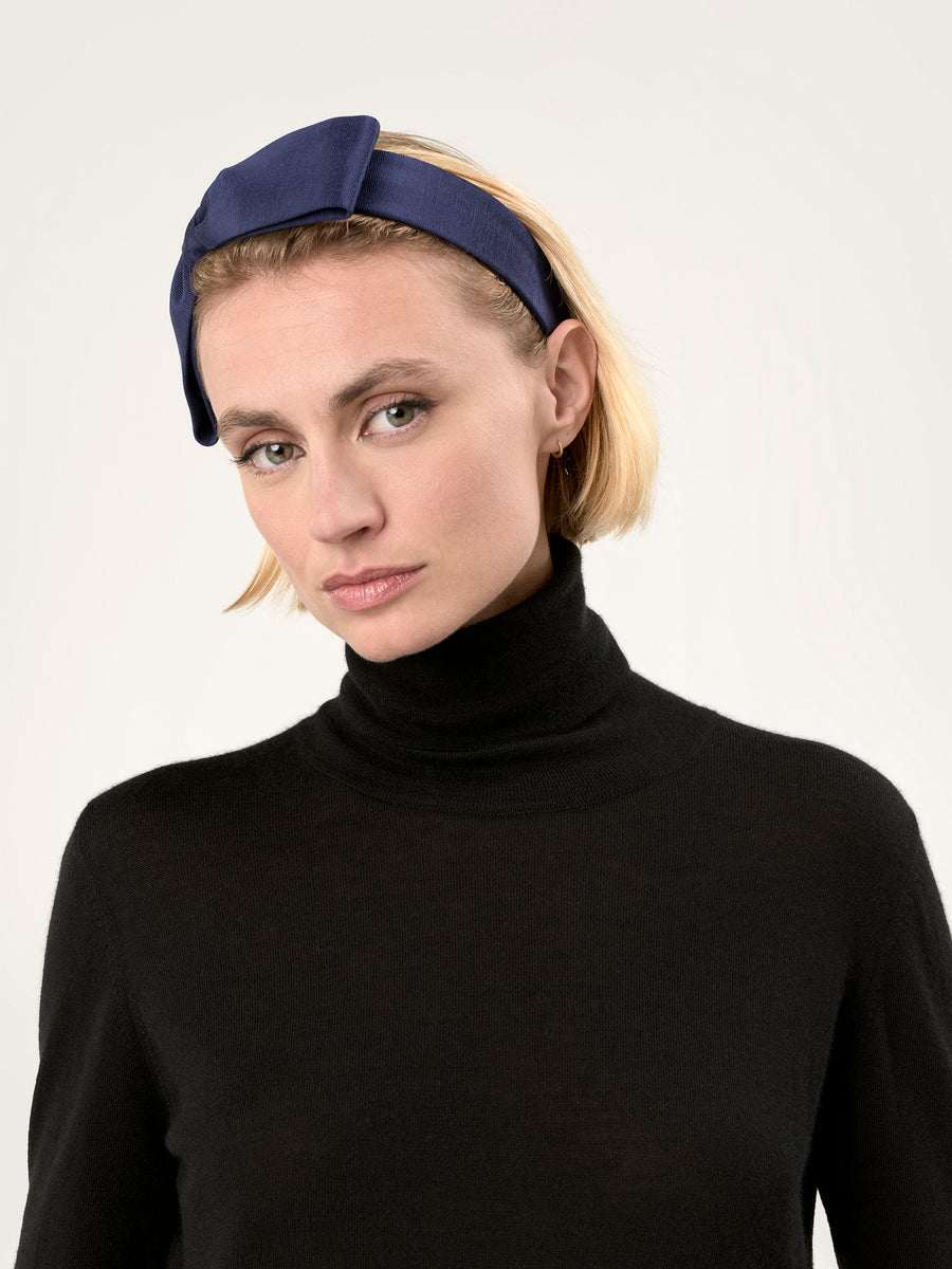 THE UPPER EAST SIDE HEADBAND | BRITISH BLUE
