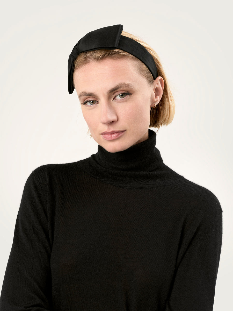 THE UPPER EAST SIDE HEADBAND | BLACK
