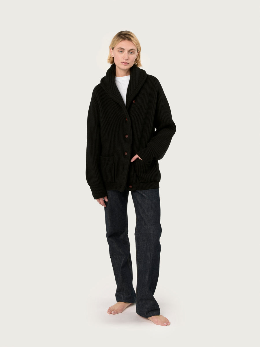 THE KENNEDY CARDIGAN | BLACK