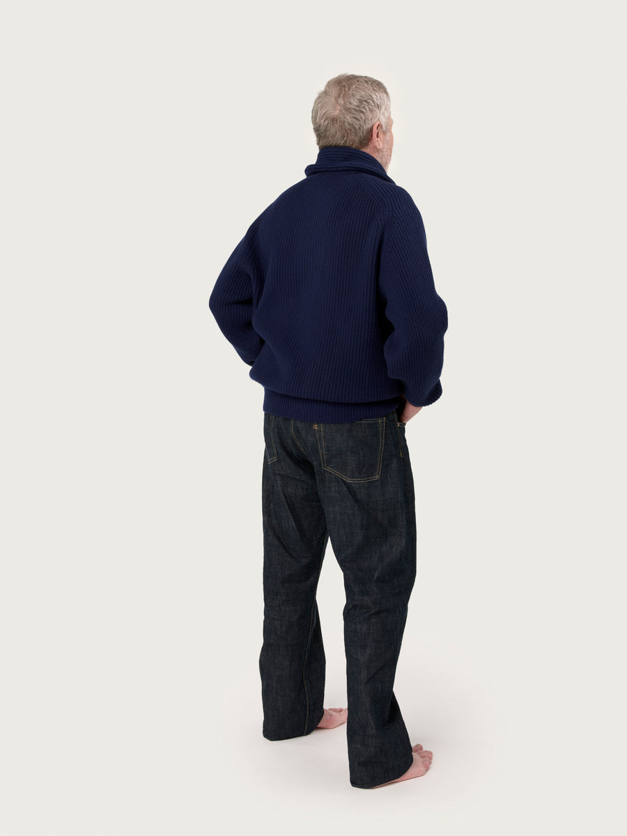 THE KENNEDY CARDIGAN | BRITISH BLUE