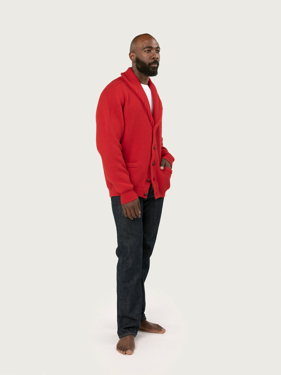 THE KENNEDY CARDIGAN | CARDINAL