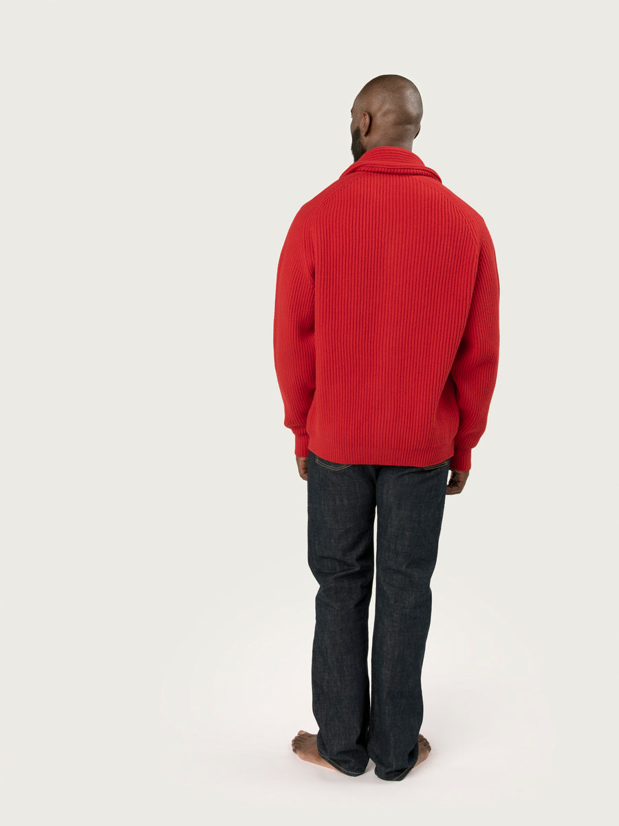 THE KENNEDY CARDIGAN | CARDINAL
