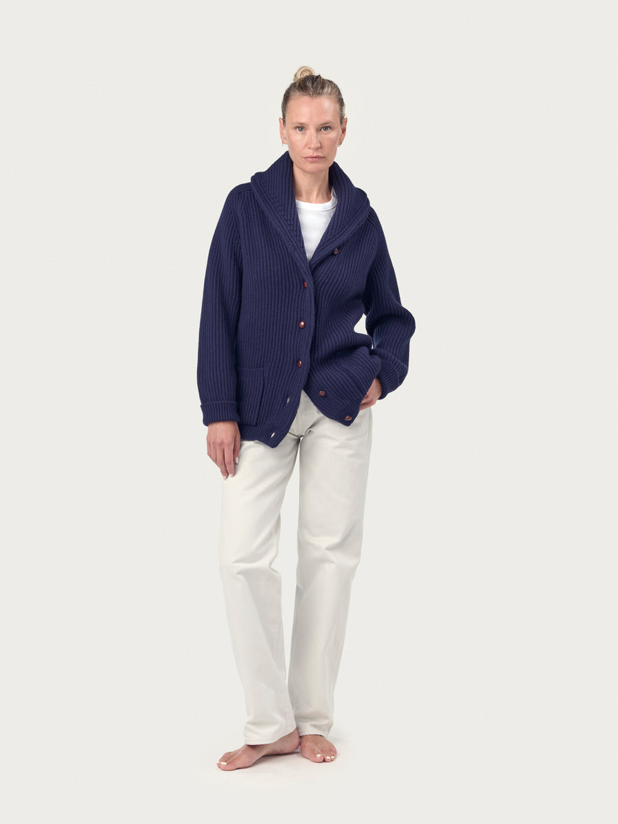 THE KENNEDY CARDIGAN | British Blue