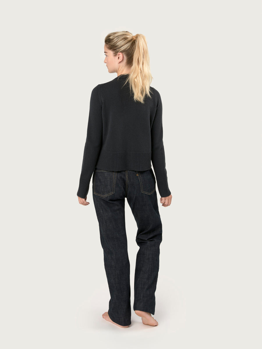 THE LINDA CARDIGAN | ASTRAKHAN