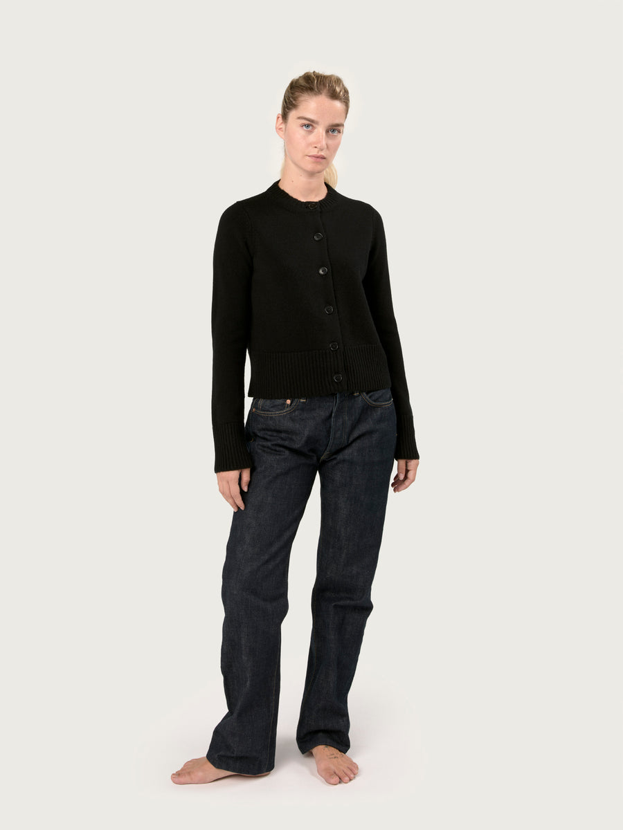 THE LINDA CARDIGAN | BLACK