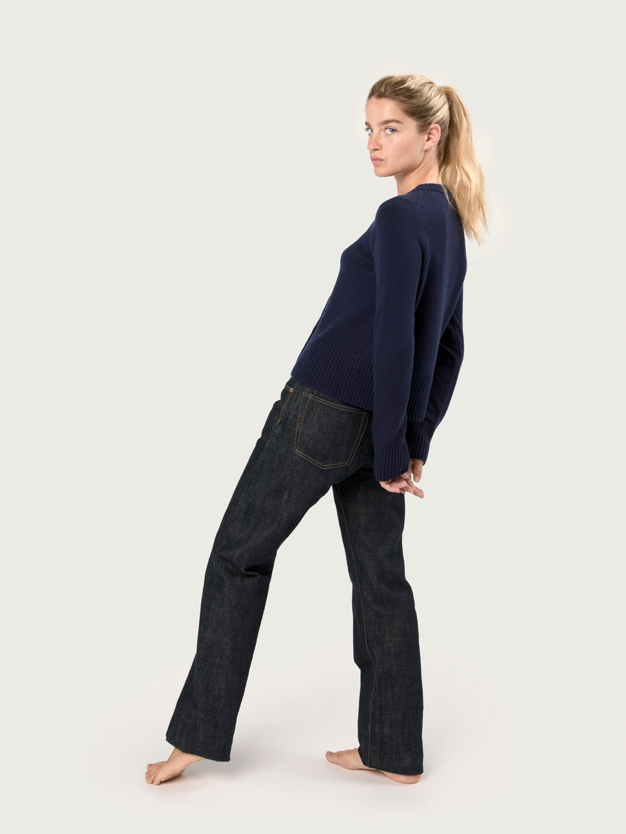 THE LINDA CARDIGAN | BRITISH BLUE