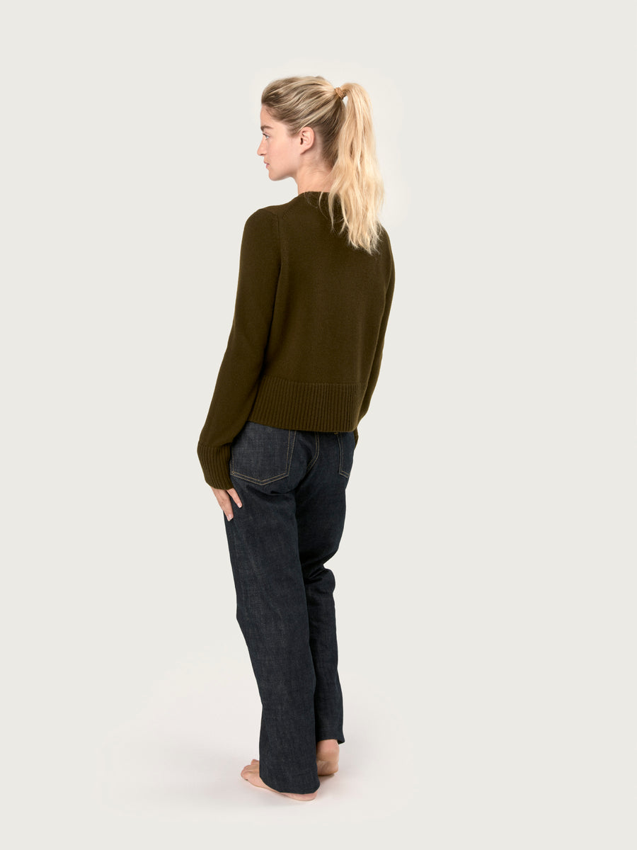 THE LINDA CARDIGAN | MILITARY