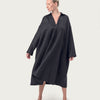 LINEN INDIA DRESS | Black
