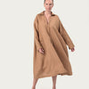 LINEN INDIA DRESS | PECAN