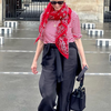 THE COTTON VOILE BANDANA | RED