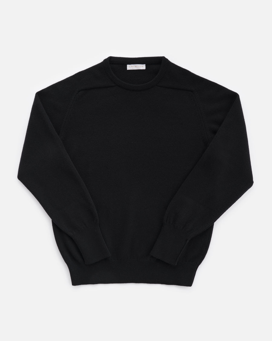 THE 4 PLY CREWNECK | BLACK