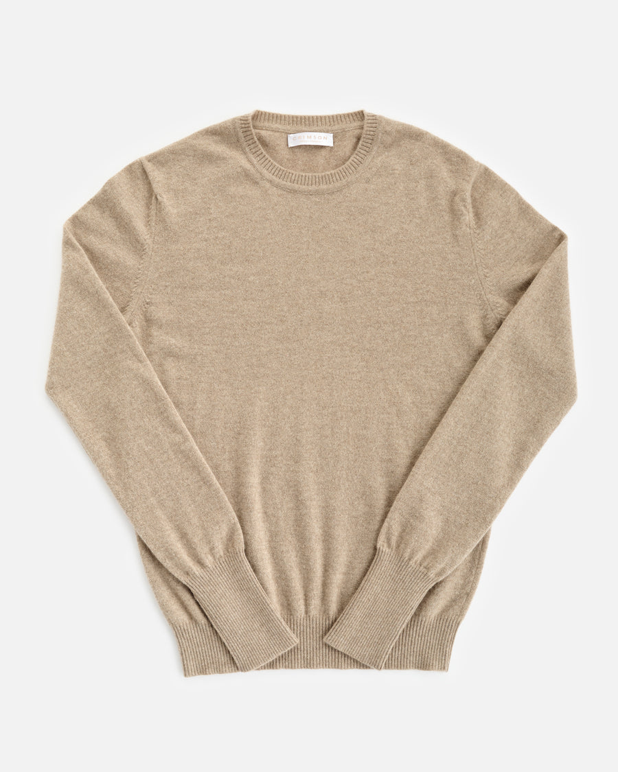 THE CLASSIC CREWNECK  | DARK NATURAL