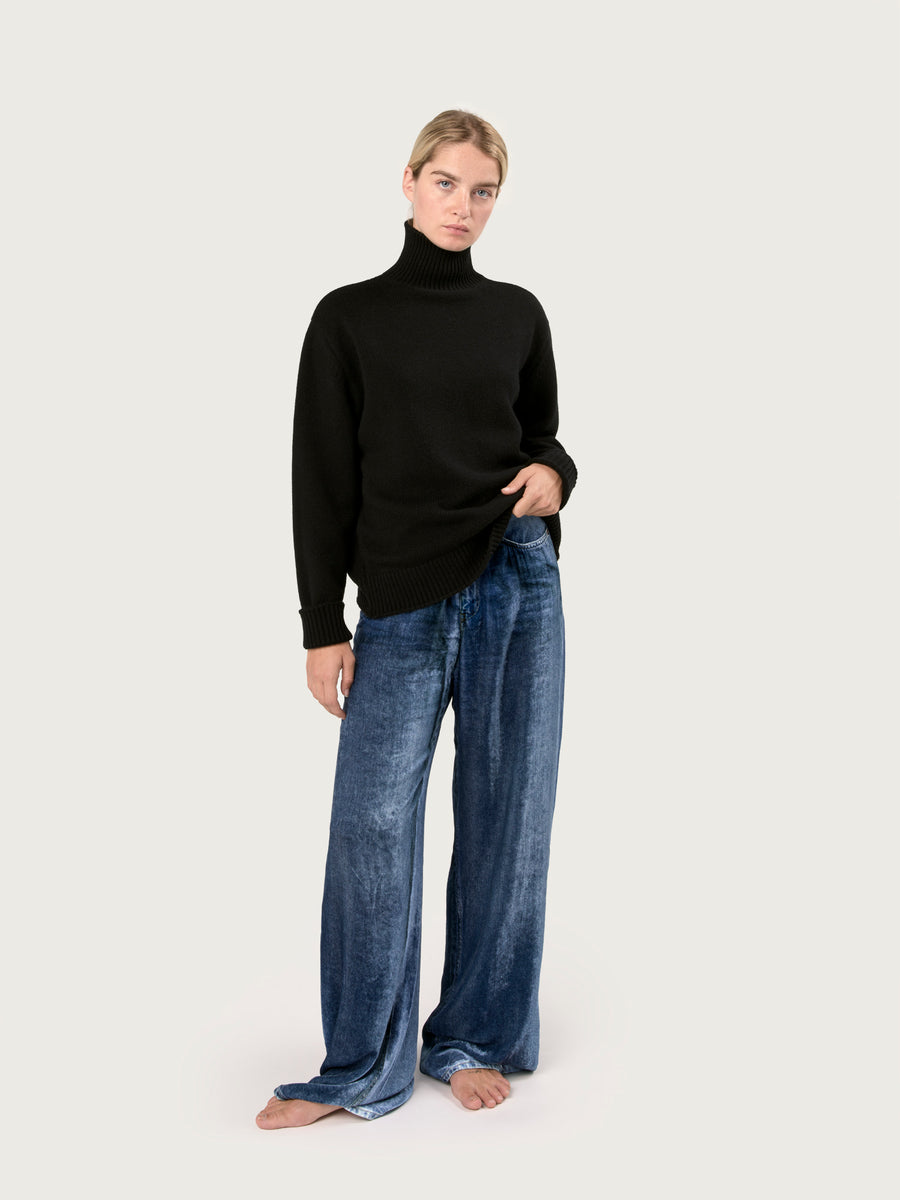 THE NICO ROLLNECK | BLACK