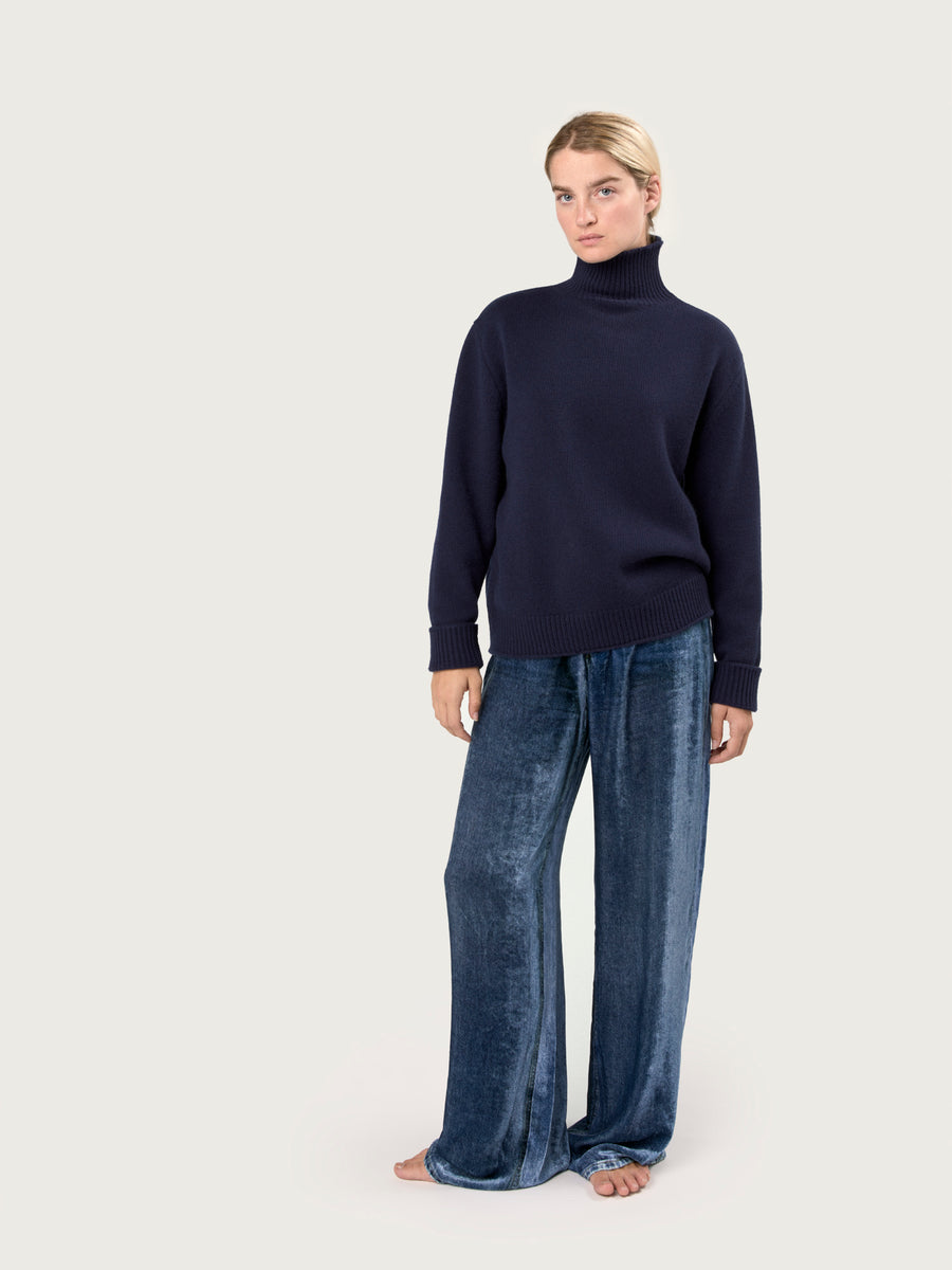 THE NICO ROLLNECK | BRITISH BLUE