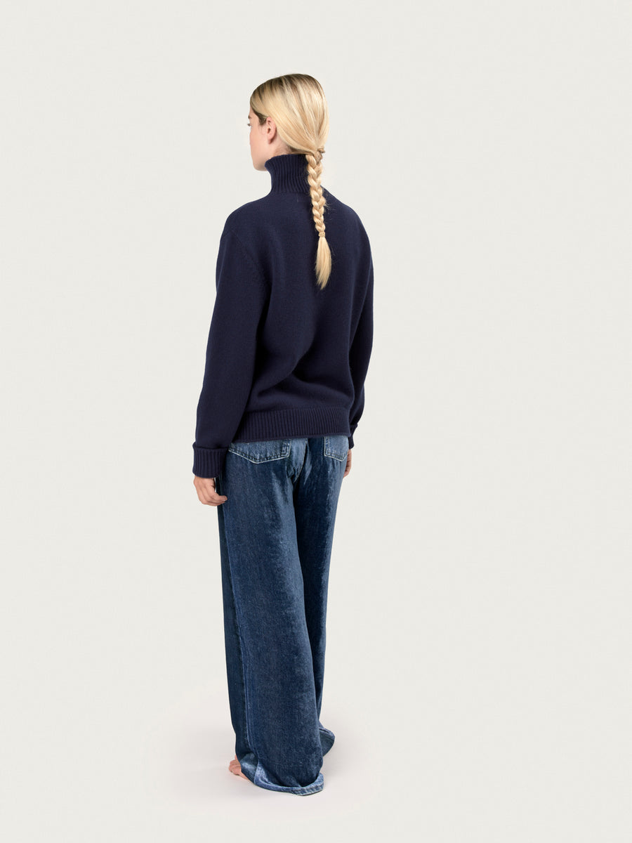 THE NICO ROLLNECK | BRITISH BLUE