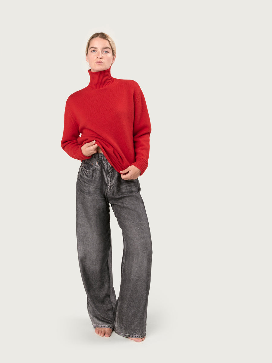 THE NICO ROLLNECK | CARDINAL