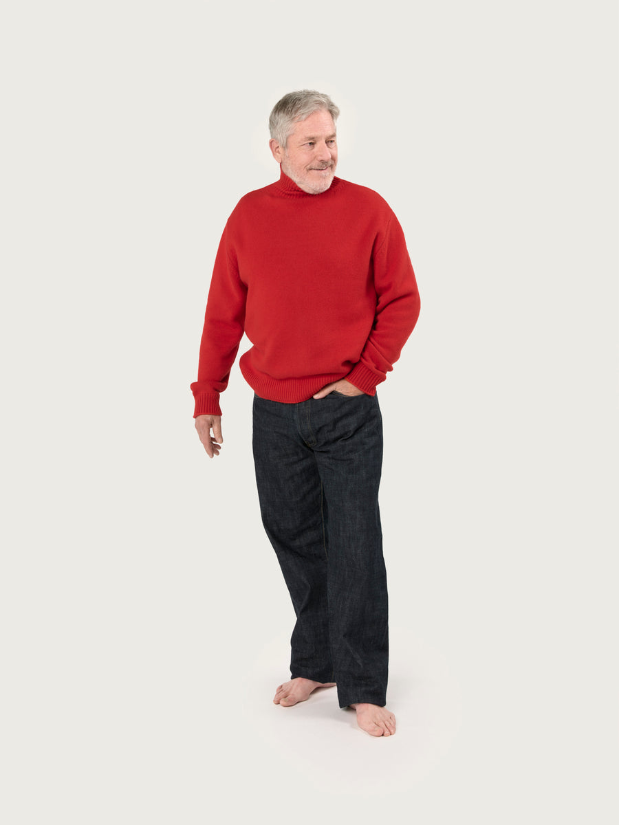 THE MEN'S NICO ROLLNECK | CARDINAL