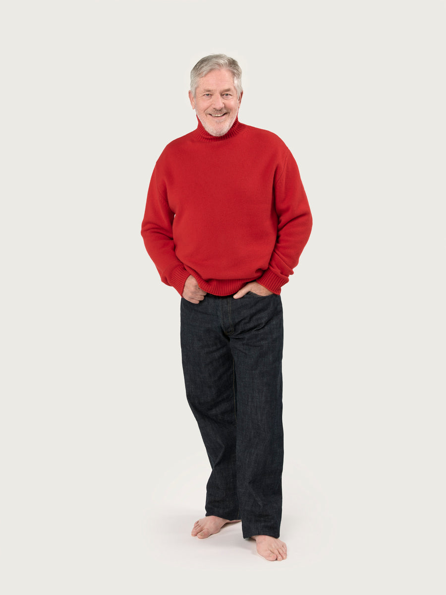 THE MEN'S NICO ROLLNECK | CARDINAL