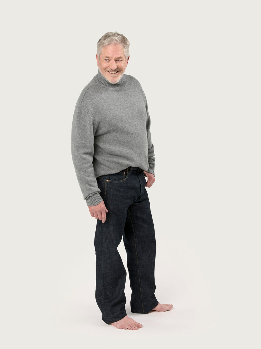 THE MEN'S NICO ROLLNECK | FLANNEL GREY