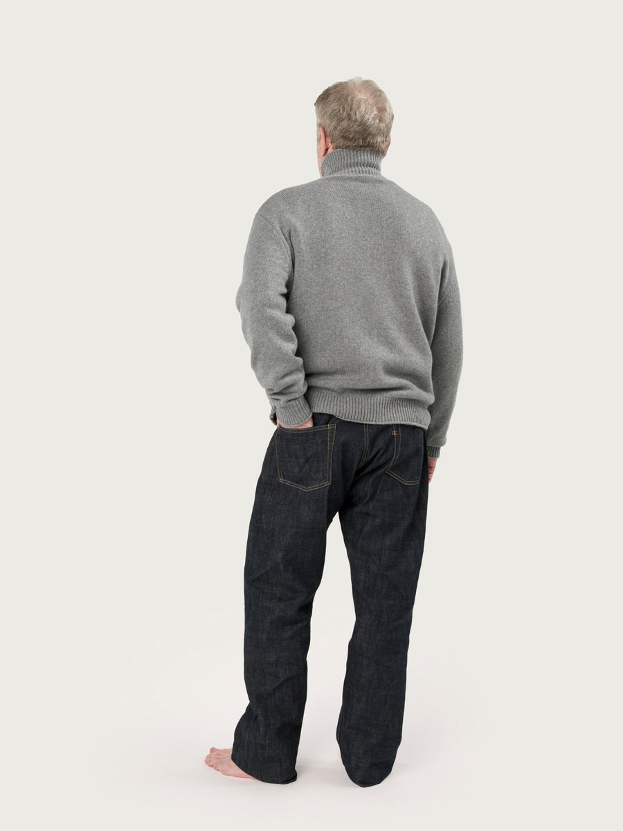THE MEN'S NICO ROLLNECK | FLANNEL GREY