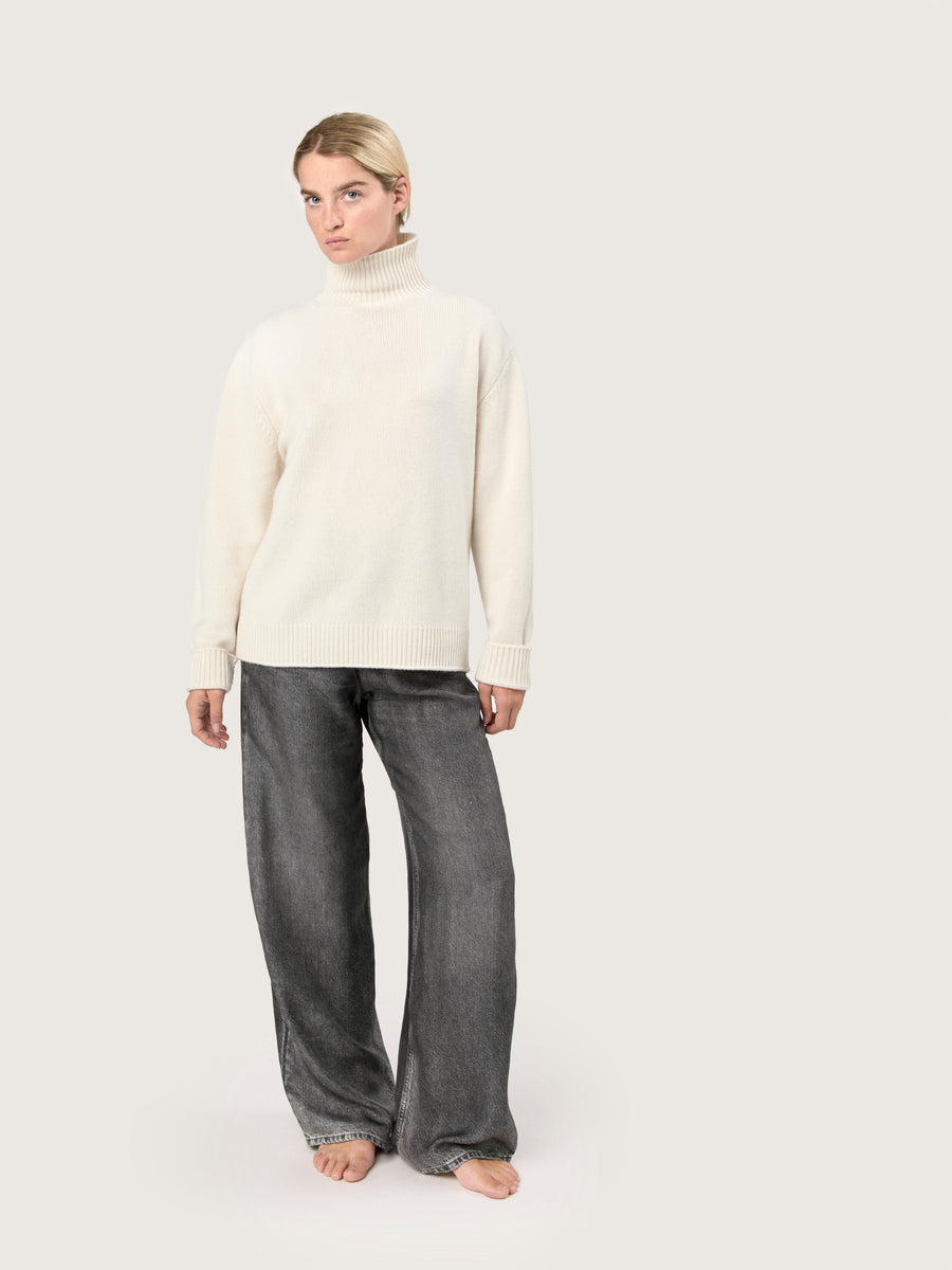 THE NICO ROLLNECK | ICE WHITE