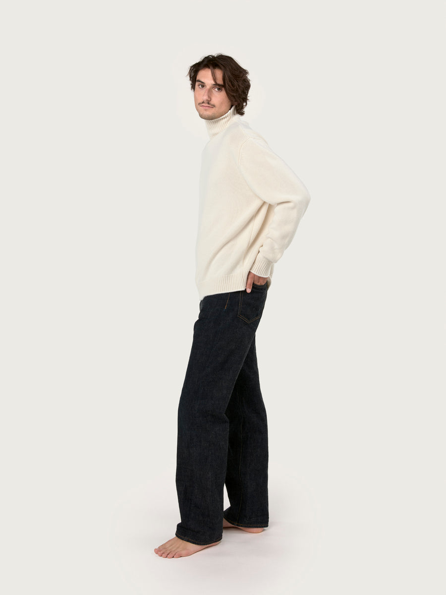 THE MEN'S NICO ROLLNECK | ICE WHITE