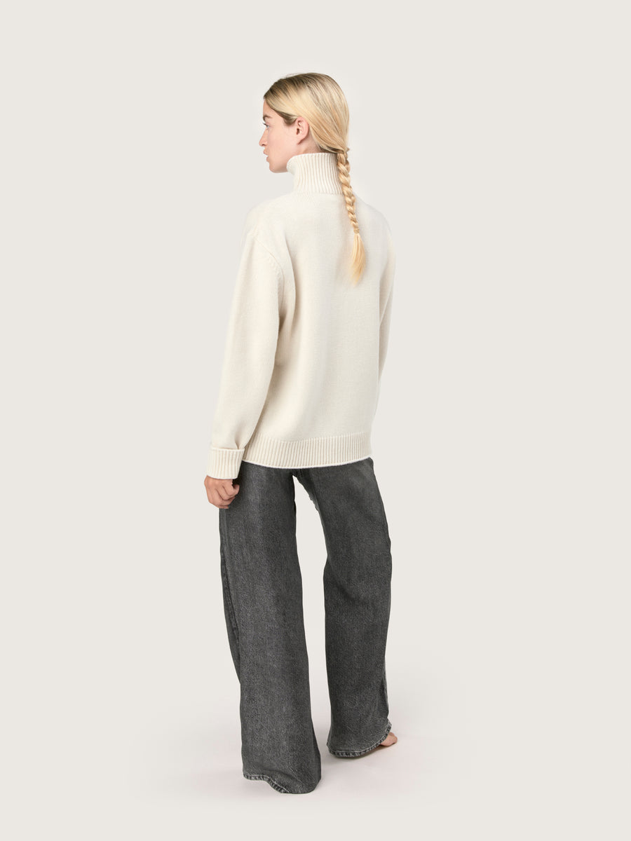 THE NICO ROLLNECK | ICE WHITE