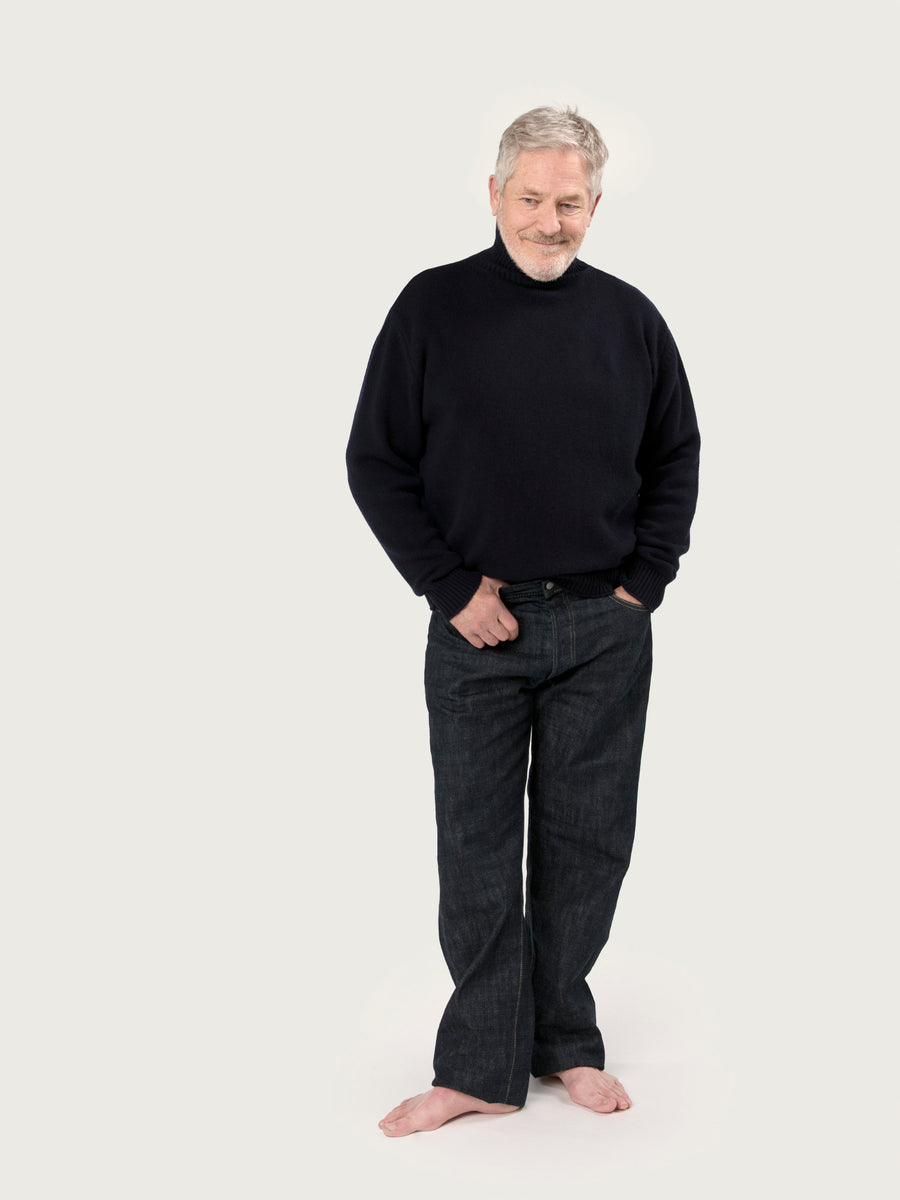 THE MEN'S NICO ROLLNECK | NAVY