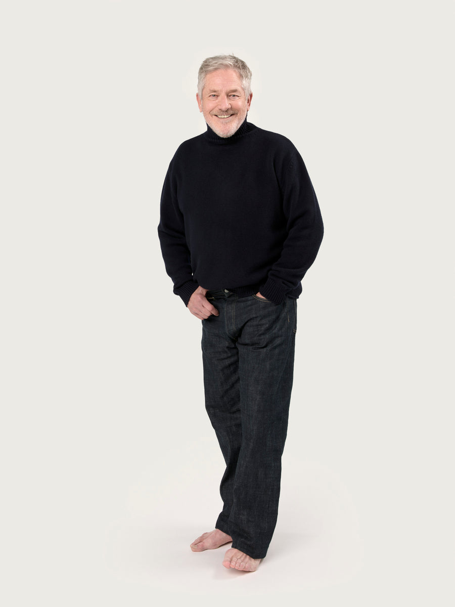 THE MEN'S NICO ROLLNECK | NAVY