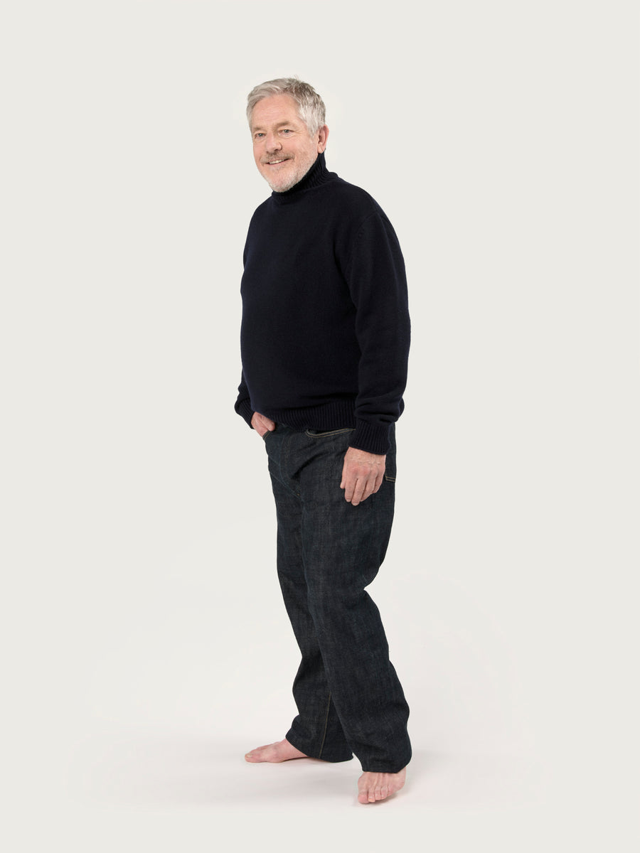 THE MEN'S NICO ROLLNECK | NAVY