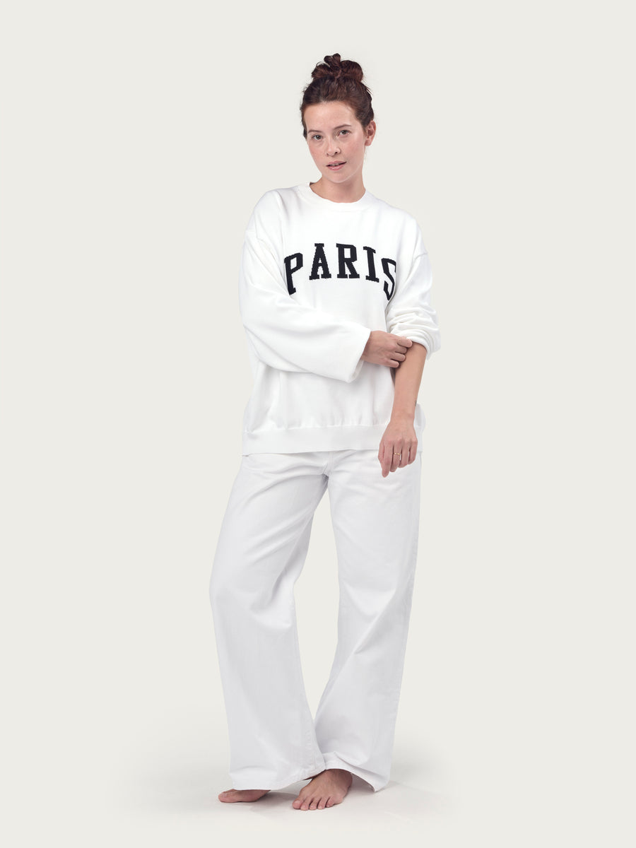 THE COTTON SWEATSHIRT | White