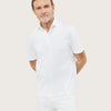 COTTON SHORT SLEEVE POLO | WHITE
